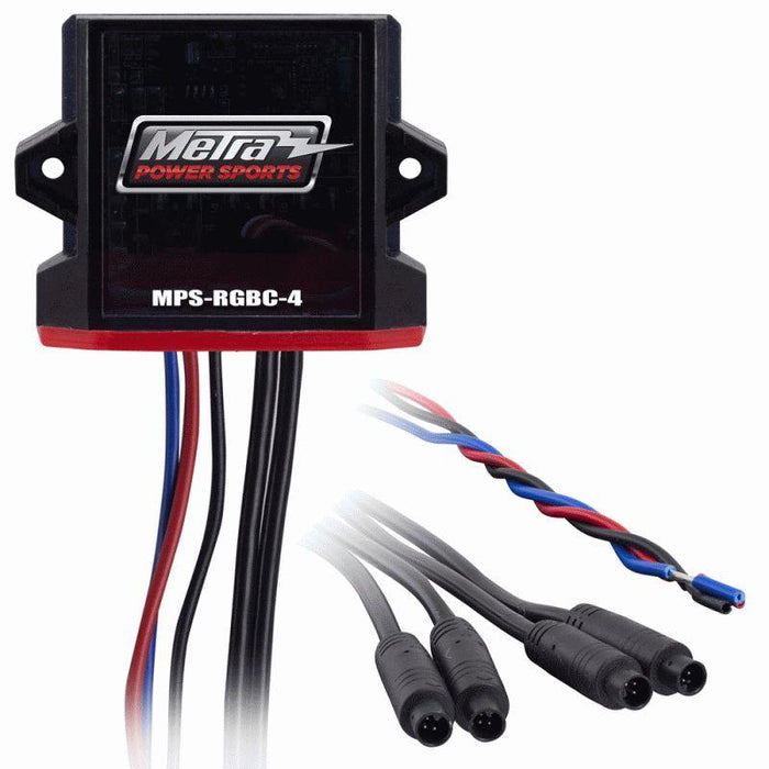 Metra Powersports App Controlled Waterproof RGB LED Controller MPS-RGBC-4