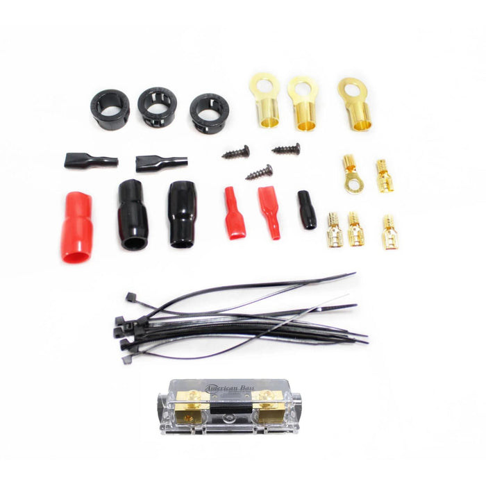 4 Ga 4AWG Amp Install Complete Wire Kit ANL Fuse Holder 100A Fuse AK-4