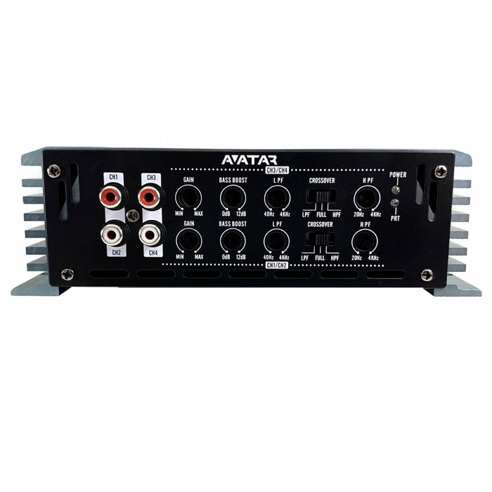 Avatar ATU-1000.4 4 Channel Class AB 1000 Watt Amplifier Tsunami Series
