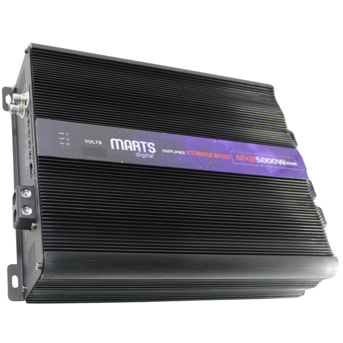Marts Digital MXB Series Monoblock 5K Bass 1 Ohm Amplifier MXB-5000-1-V2