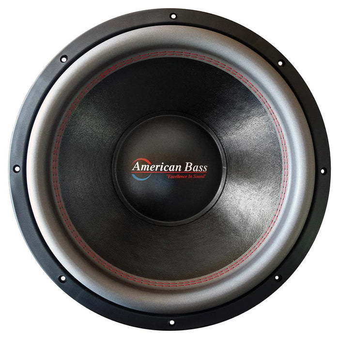 American Bass HD Series 15" 2200W RMS 2-Ohm DVC Subwoofer / HD-15D2-v2