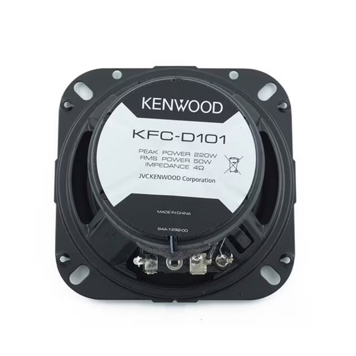 Kenwood 4-Inch 220 Watts Max Power D-Series 2-Way Speaker System KFC-D101