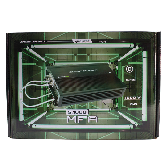 Deaf Bonce Machete 1000W 2-Ohm 5-Channel Class-D Amplifier Full Range MFA-5.1000