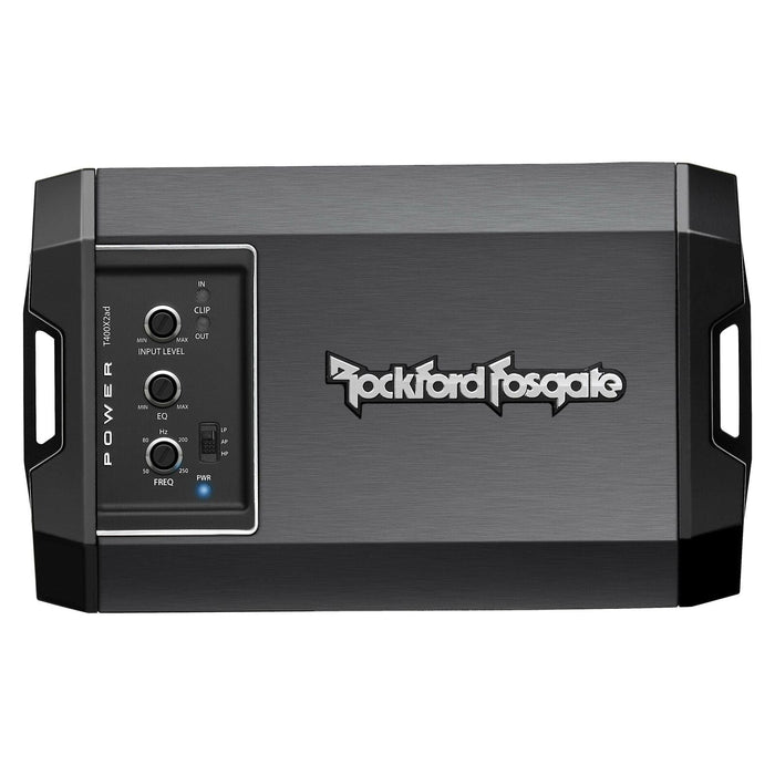 Rockford Fosgate 2 Channel 400 Watt Class AD Compact Amplifier T400X2AD