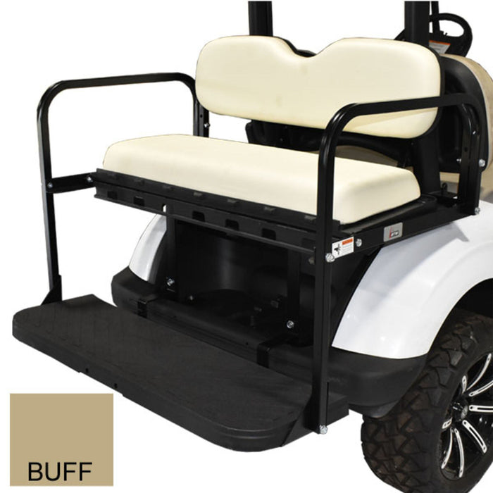 Club Car DS Golf Cart Rear Flip Folding Seat Kit Buff GTW Mach3