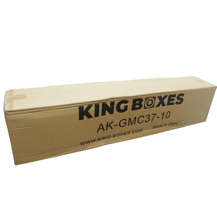 King Boxes 10" Dual Sprayed Sealed Box 14-19 Silverado/Sierra ExtCab AK-GMC37-10