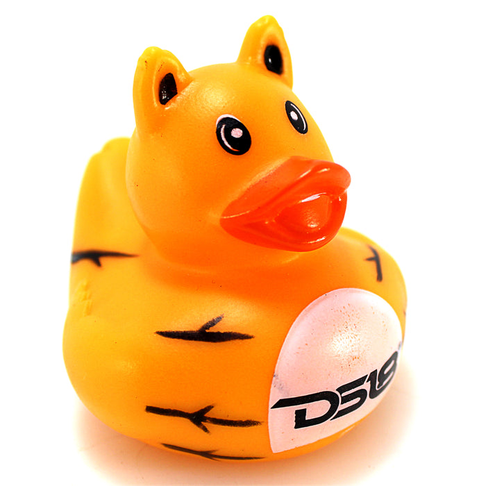 DS18 Orange 2.5" Rubber Duck with DS18 Logo