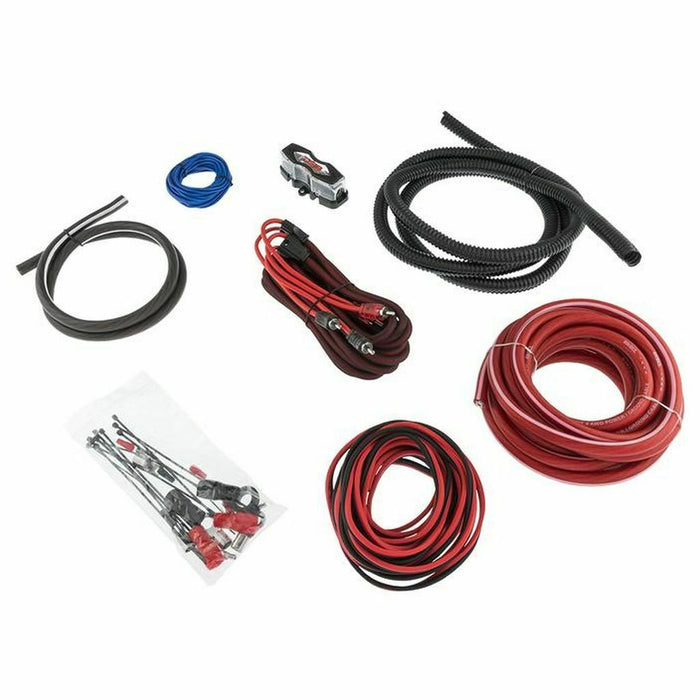 DS18 AMPKIT 4 Gauge Amp Kit Amplifier Install Wiring Complete 4 AWG Wire