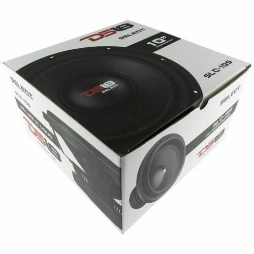 DS18 10" Subwoofer 440W 4 Ohm Single Voice Coil Bass Pro Car Audio SLC-10S