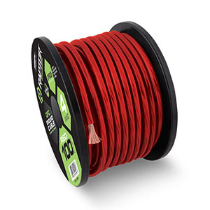 Raptor 4 AWG Oxygen Free Copper OFC Power/Ground Wire Red Lot