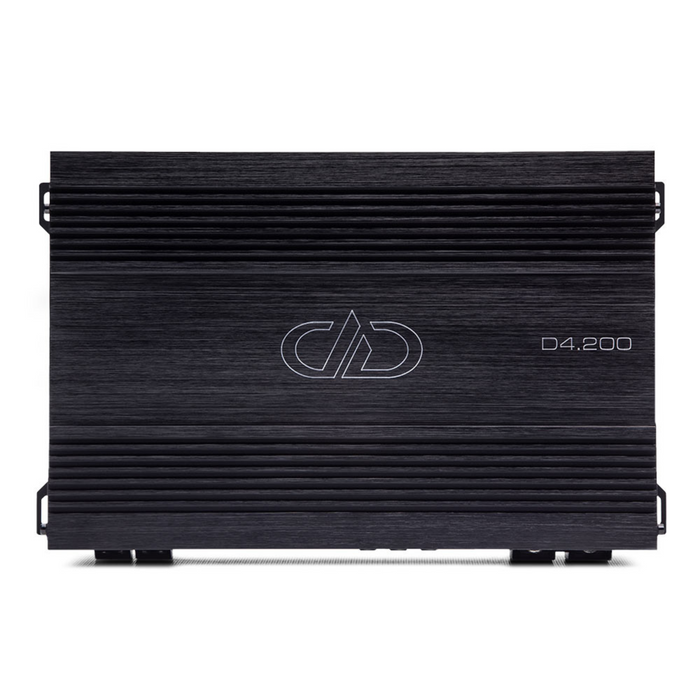DD Audio D-Series 2200 Watt Max Power 4 Channel Compact 1 ohm Amplifier D4.200