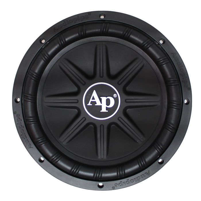 Audiopipe TUBOX1250 12 in. Vented Bass Pipe 1000W Super Bass APCLE2002 & BMS1500X Combo'
