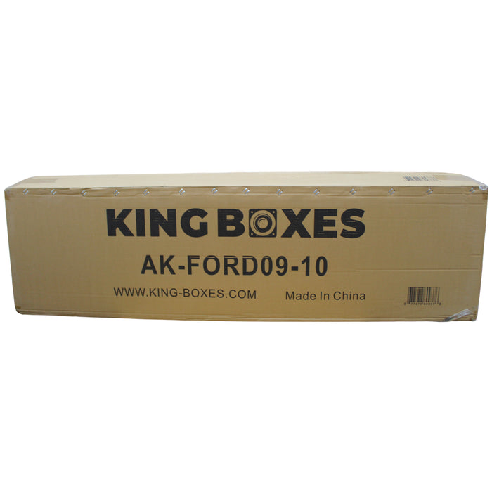 King Boxes 10" Dual DF Sealed Box 09-Up F150, 17-Up F250/350 CrewCab AK-FORD0910
