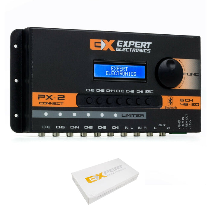 Expert Electronics 6 CH Bluetooth Equalizer 48 Band Sound Processor PX2 Connect