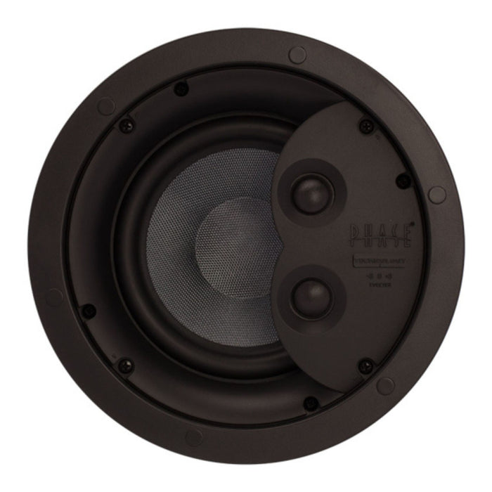 Phase Tech 6.5" 2Way In-Ceiling Speaker with Tweeter Home Audio 100W 8ohm CI6.2X