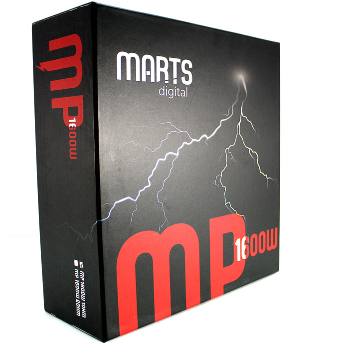 Marts Digital Premium Monoblock Amplifier 1,600 Watts 1 Ohm Class D MP-1600-1