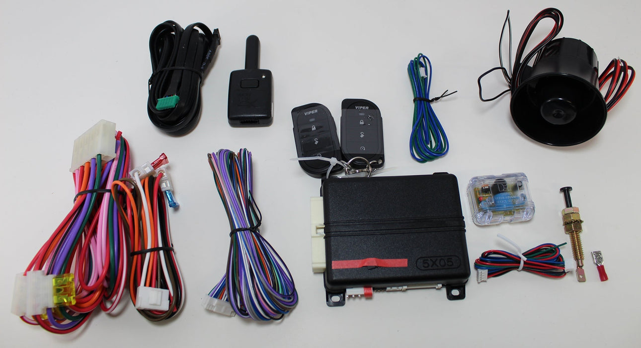 Viper 1-Way Security and Remote Start +DB3 Bypass Module +2 Door Locks 5105V