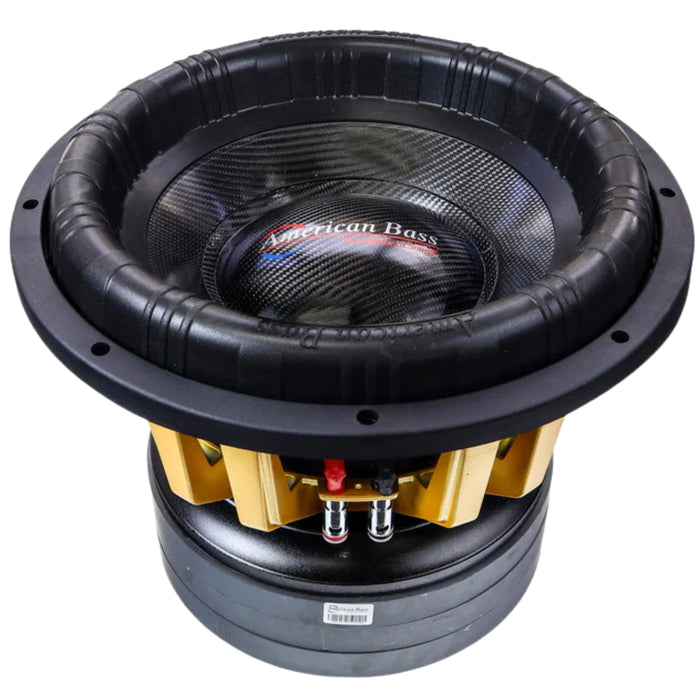 American Bass 12" KING Subwoofer 2 Ohm 15000 Watts 6500 watts RMS KING-12D2
