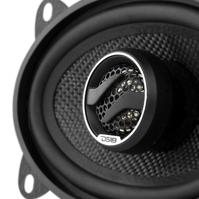 Pair DS18 ELITE 4"x6" 180 Watts 4-Ohm 2-Way Coaxial Speakers with Kevlar Cone