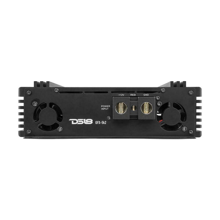 DS18 5000 Watts Monoblock Amplifier Full Range Class D with Bass Knob GFX-5k2