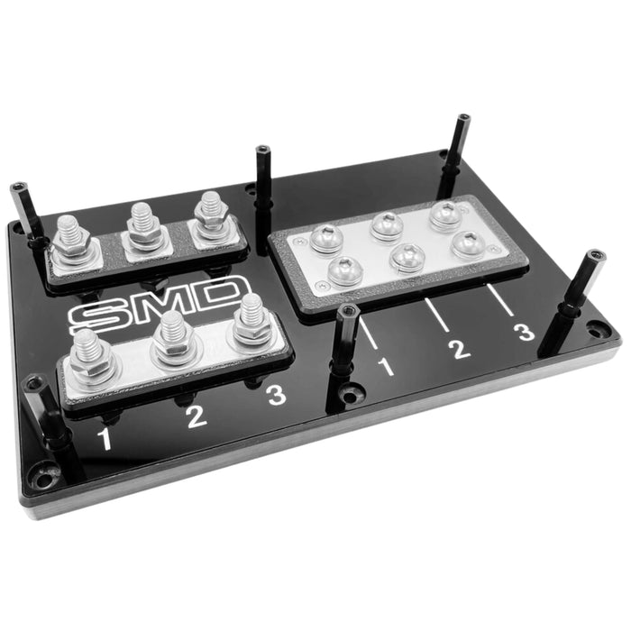 SMD Dual ANL Fuse Holder w/ 3 Positive & 3 Negative Distribution Bar PNC-3