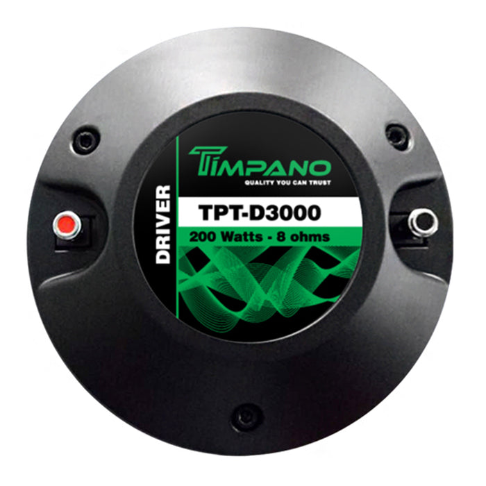 Timpano 200W 8 Ohms 3 Inch Voice Coil Titanium Compression Driver TPT-D3000