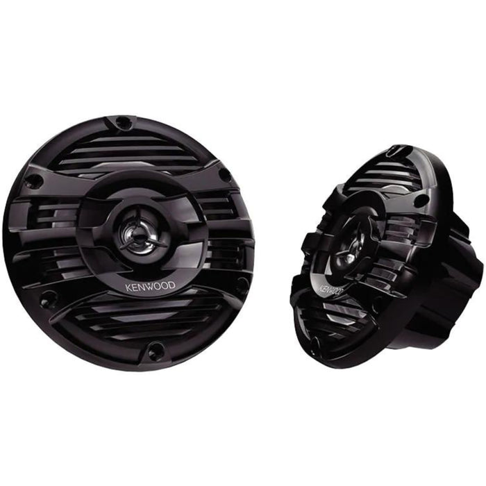 Kenwood 6.5" 2-way Marine Speaker System (Black), 150W Max Power KFC-1653MRB