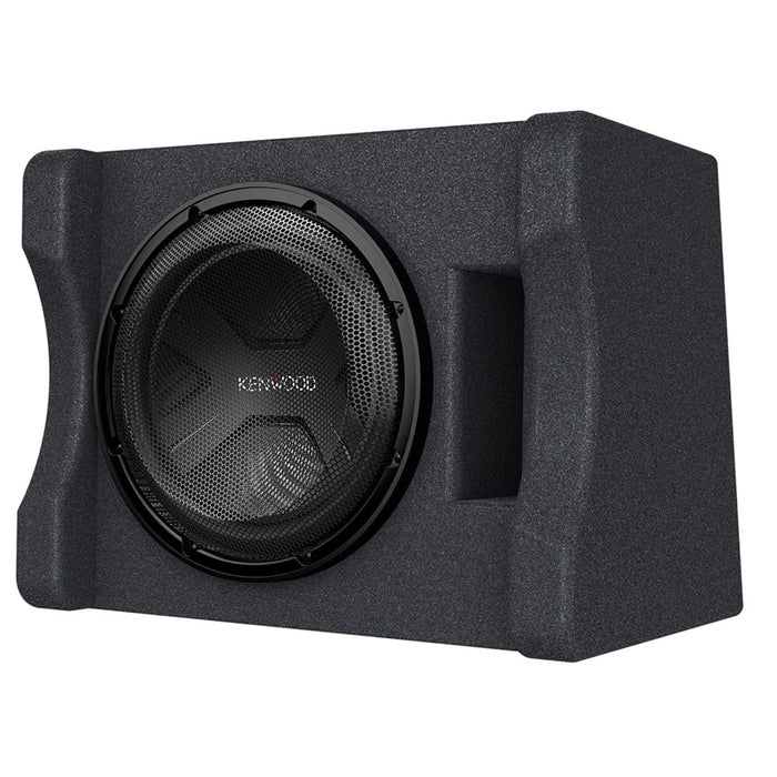 Kenwood 12" Loaded Single Vented 300W 4 Ohm Subwoofer Enclosure P-W3041S