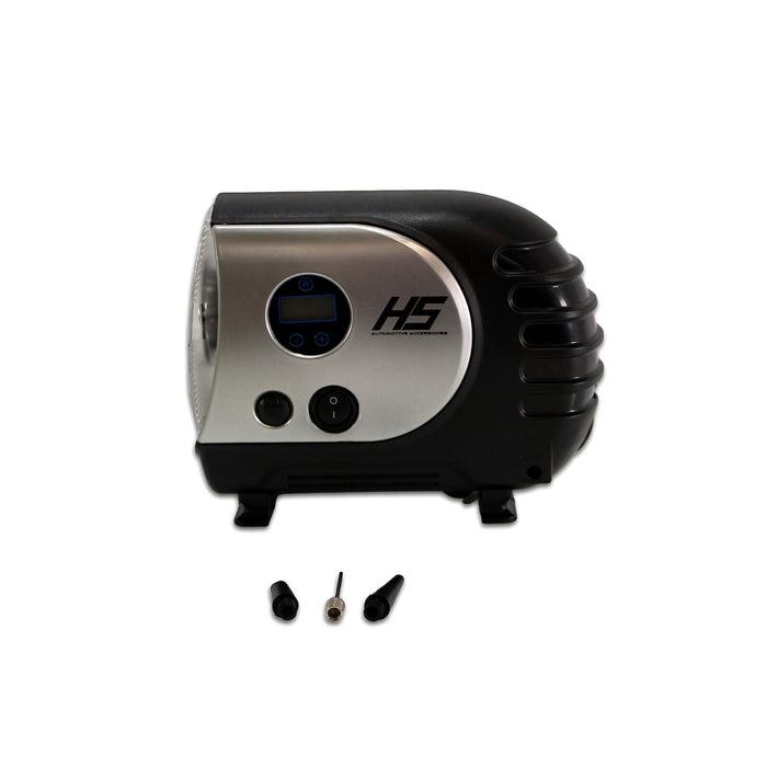 Universal Portable Car Air Compressor 12V w/ Digital Pressure Gauge & Light