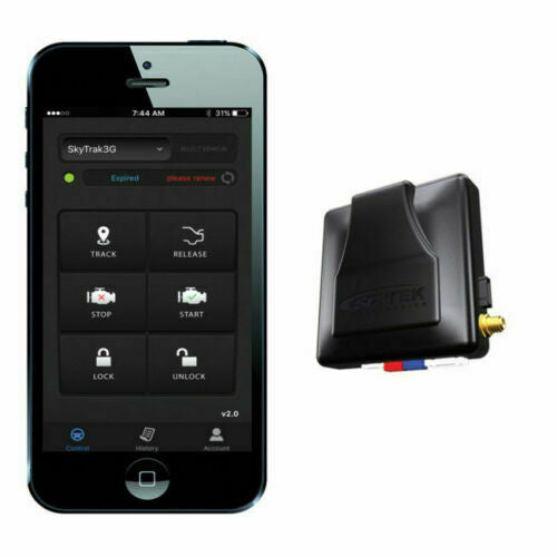 2 Way Car Security System, Keyless Entry A4.2W + G3 Mobilink GPS Tracker w/ App