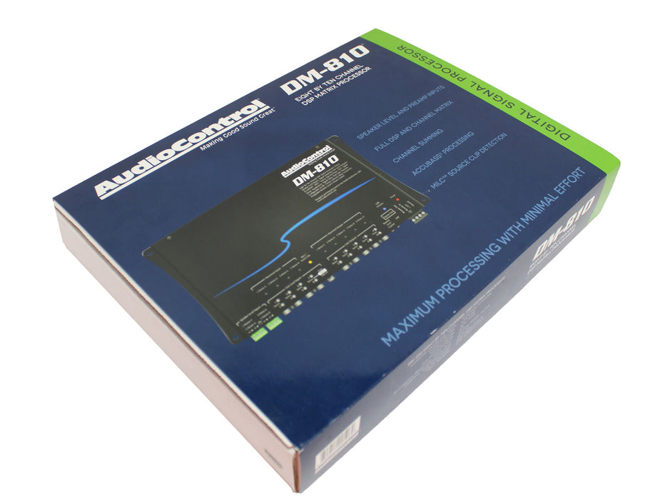 AudioControl Premium 8 Input 10 Output DSP Matrix Processor DM-810