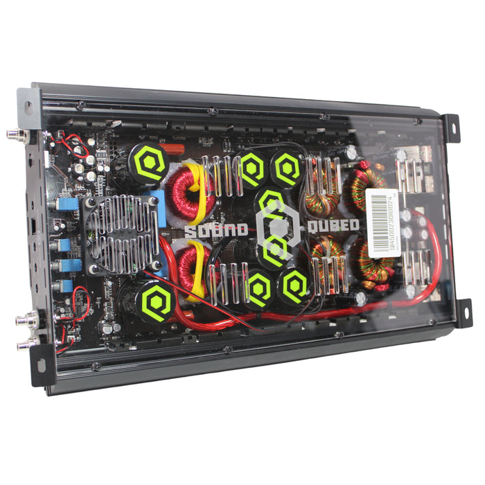 SoundQubed Monoblock 4500 Watt Class D 1 Ohm Subwoofer Amplifier Q1-4500 V2
