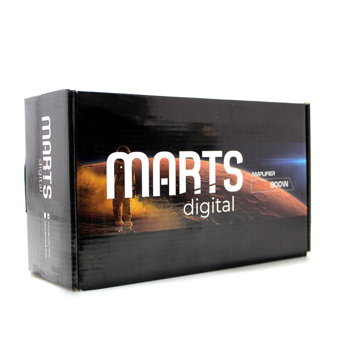Marts Digital Monoblock Amplifier Full Range Class D 800 Watts 1 ohm MXD-800-1