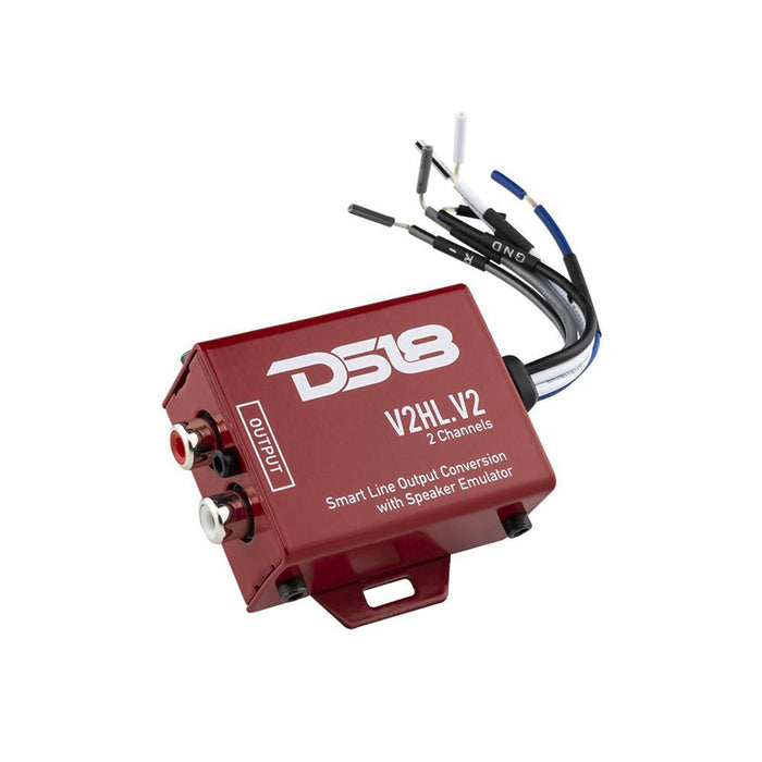 DS18 2 Channel High/Low Smart Line Output Conversion w/ Speaker Emulator V2HL.V2