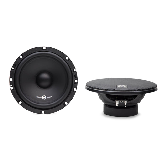 SoundQubed 6.5 Component Speaker Set w/ Tweeters & Crossovers Car Audio QS-6.5