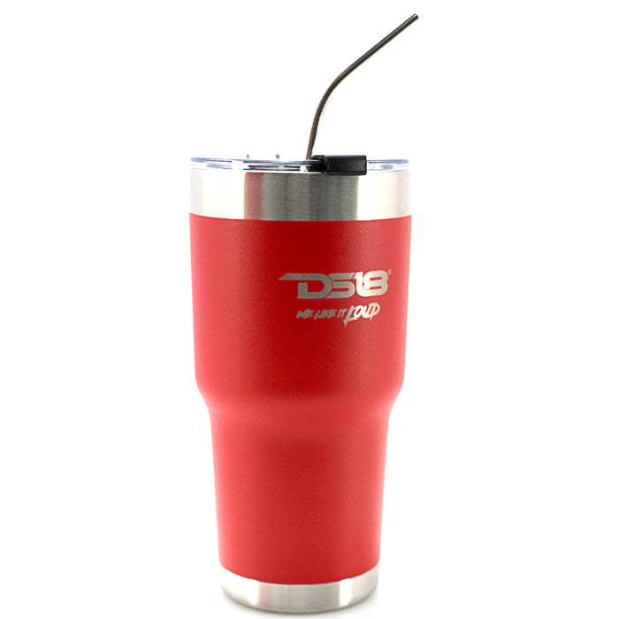 DS18 Red 30oz Hot Cold Drink Tumbler