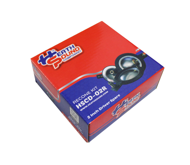 Heath Sound 2" 8 Ohm Universal Driver Diaphragm Recone Kit HSCD-02R