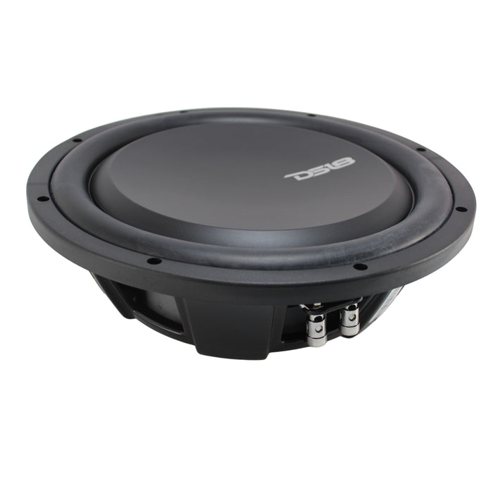 DS18 Water Resistant Shallow 12" Marine Subwoofer Dual 4 Ohm VC 1200w Peak IP65