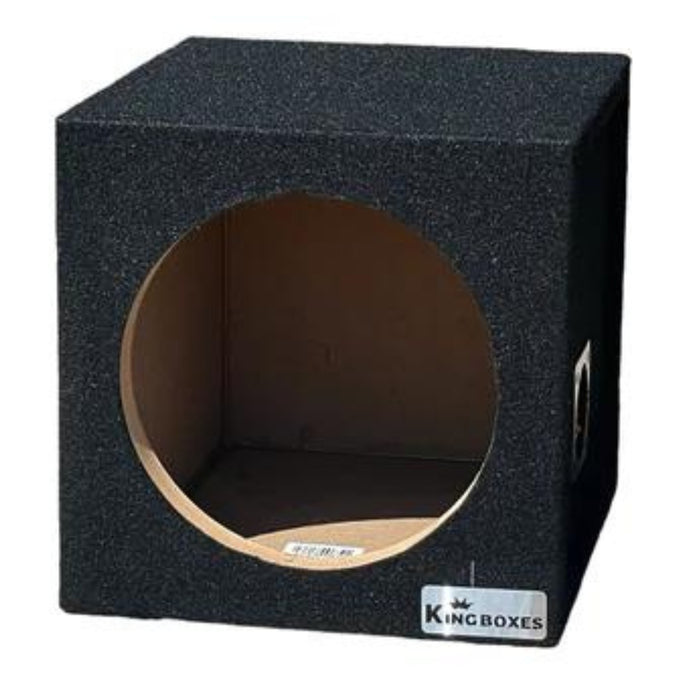 King Boxes 10" Single Sealed Carpeted Universal Subwoofer Box S10S