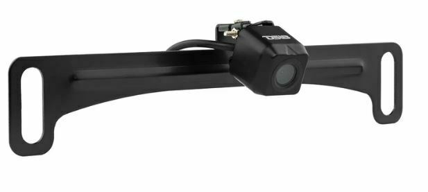 DS18 Black Top License Plate Waterproof Full Color Backup Camera RCNLP-BK