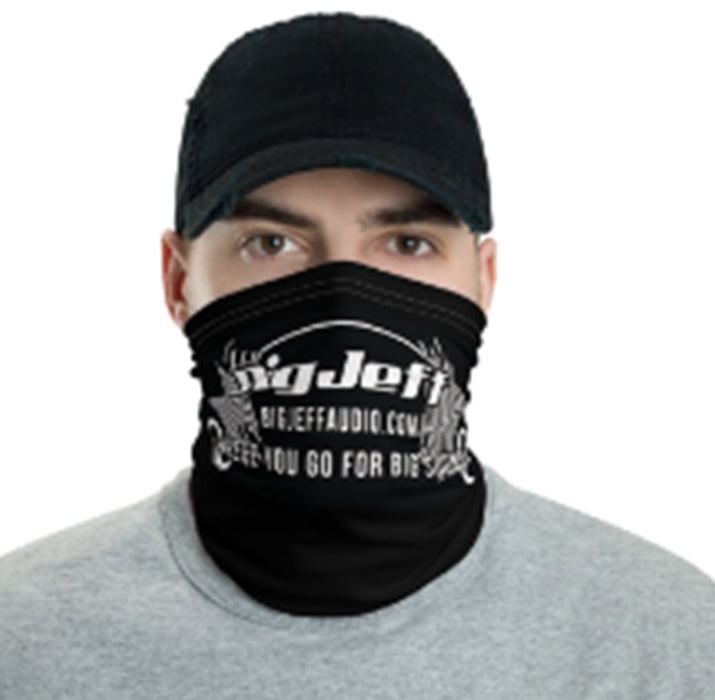 Black Big Jeff Breathable Lightweight Polyester One size fits all Facemask