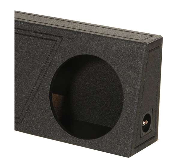 QPower Rhino Coated 12" Vented Subwoofer Enclosure QBTRUCK112-VENTED