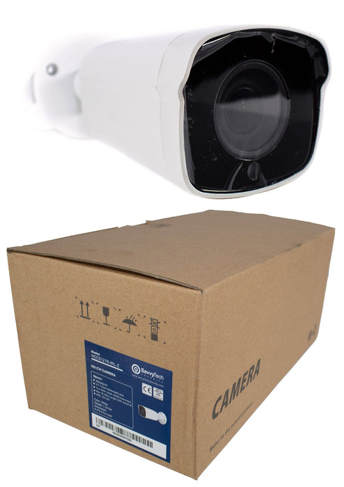 2.7-12mm Motorized Varifocal Zoom HD-CVI Bullet CCTV Home Security Camera 2 MP
