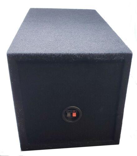QPower Dual 12" Speaker Box Sealed Subwoofer Enclosure 5/8 True MDF SOLO12 2HOLE