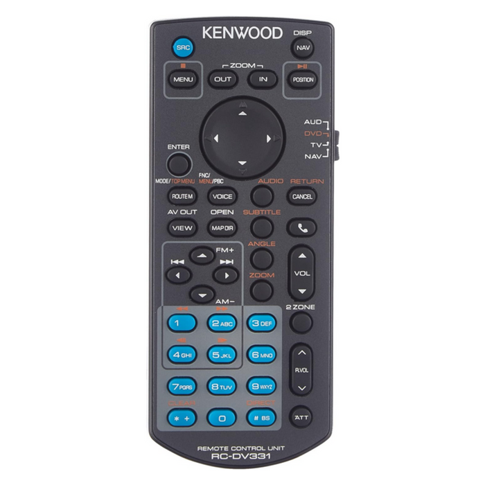 Kenwood Multimedia IR Remote with Navigation Functions KNA-RCDV331