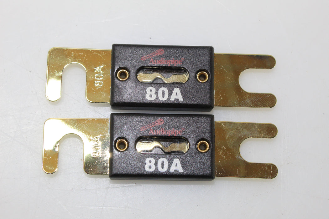 Audiopipe 80 Amp 32V Gold Plated ANL Car Audio Fuses AP-ANL-80A