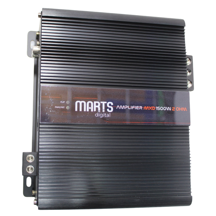 Marts Digital MXD Series Monoblock 1.5K 2 Ohm Full Range Amplifier MXD-1500-2-V2