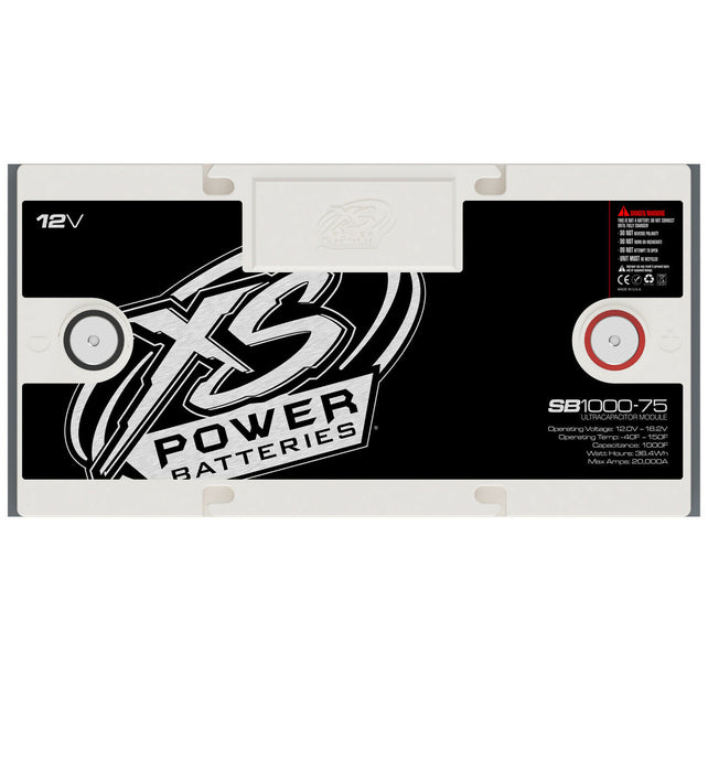 XS Power SB1000-75 12 Volt 8000 Watt 1000 Farad Super Capacitor Bank