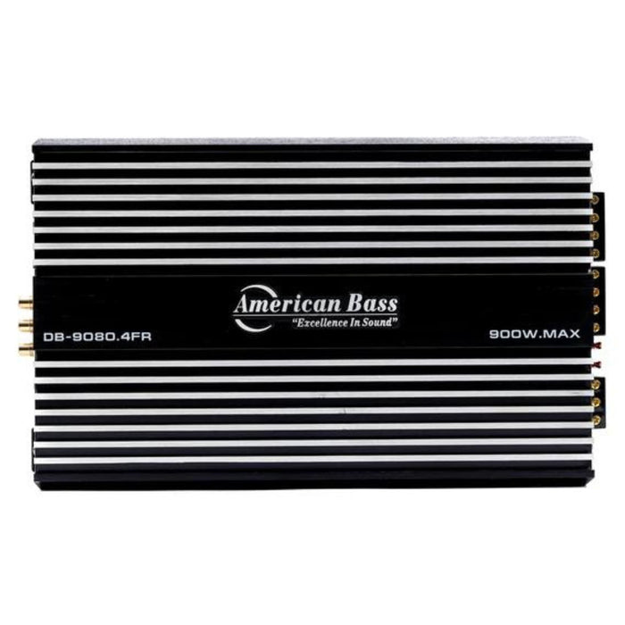 American Bass 4-Channel Class A/B 900 Watts Max Power DB-9080.4 Amplifier