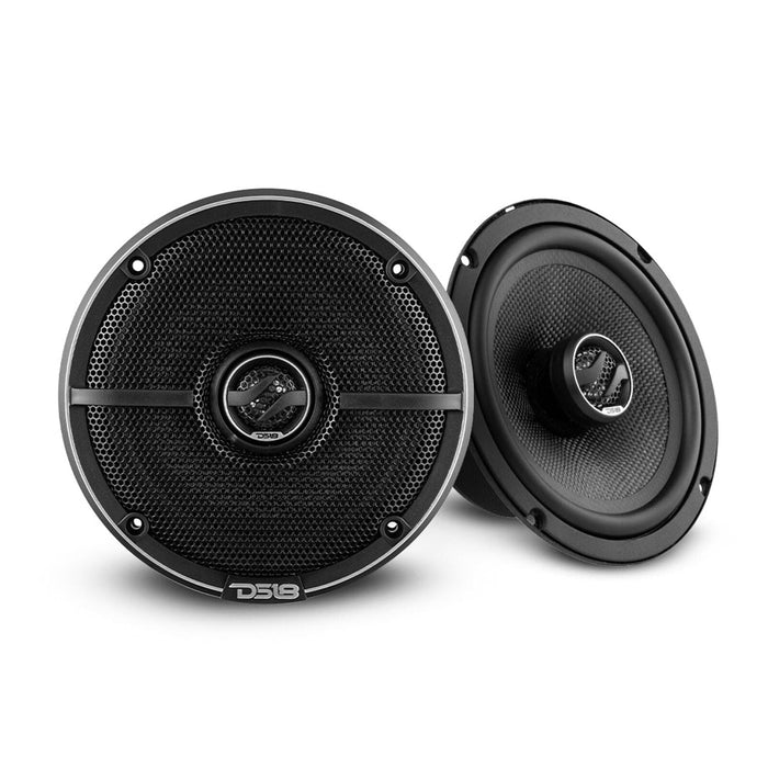 DS18 4x 6.5" Coaxial Speakers, 4 Ch Amp, Under Seat Sub w/ 2x 8 AWG Amp Kits